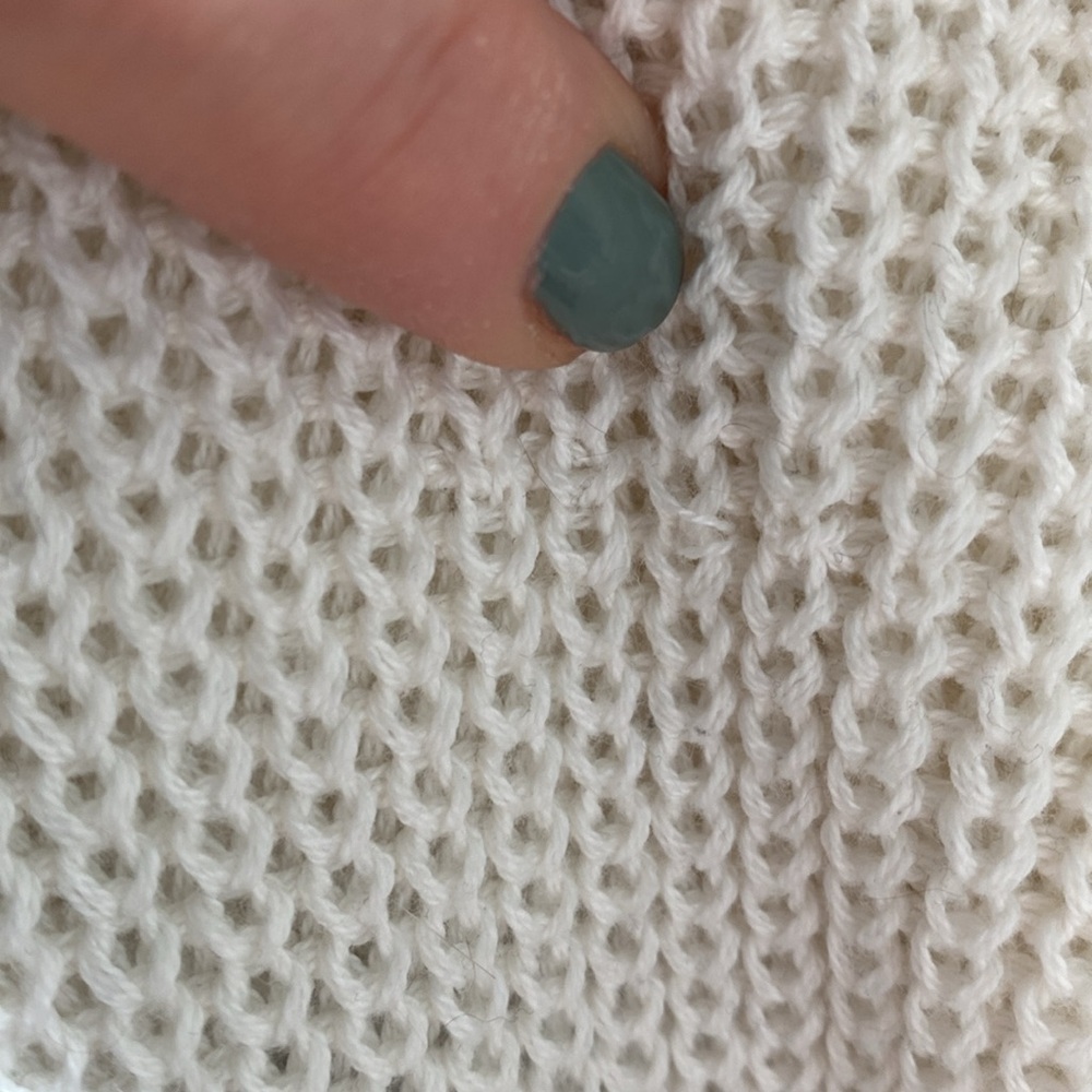 KAFFE Open Front Colour Block Knit Cardigan - Picture 7 of 7